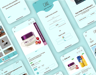 CARE-Better Than Bare : UI/UX Case Study