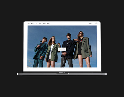 Bonboz e-commerce website redesign