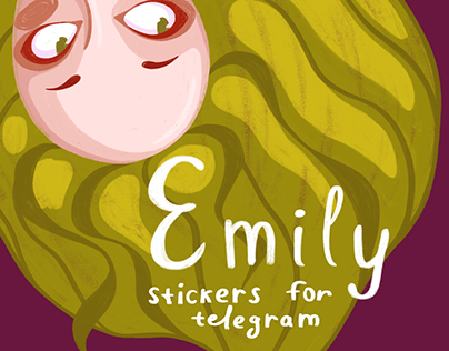 Stickers for Telegram "Emily"