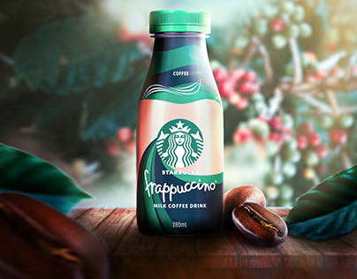 Starbucks frappuccino Ad Design
