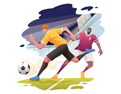 Football World Cup Illustration