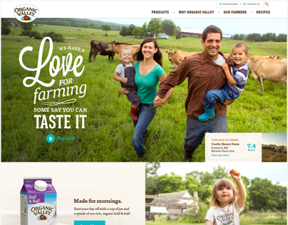Organic Valley Website Redesign
