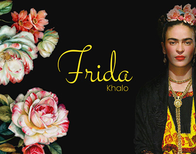 Frida Khalo - Mexican artist. Site-portfolio.