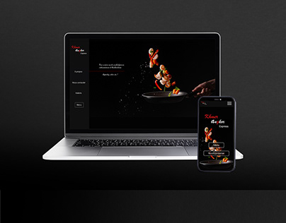Website UI design - Khmer Angkor Express