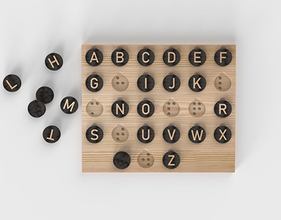 TOCA LETRAS - Braille educational board game