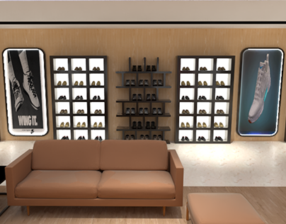 Retail Interior Design - Shoe Store