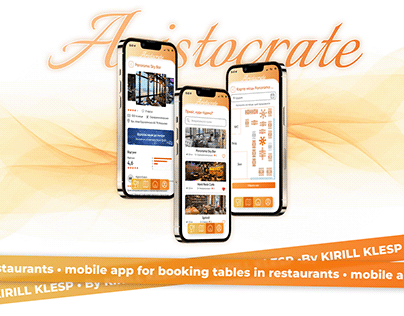 Project thumbnail - "Aristocrate" Mobile App (UX/UI case)