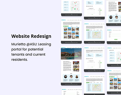 Murietta @ASU Website Redesign