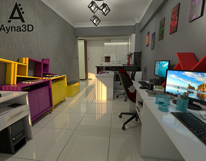 Aypalas Residence Interior 3D Modelling and Render