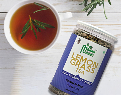 Herbal Lemongrass Rosemary Tea (120gm)