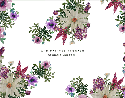 HAND PAINTED FLORALS