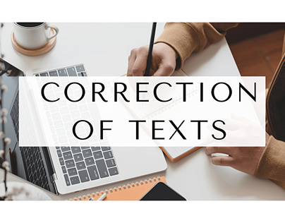 Correction of texts