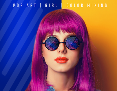 Pop Art Girl | Color Mixing