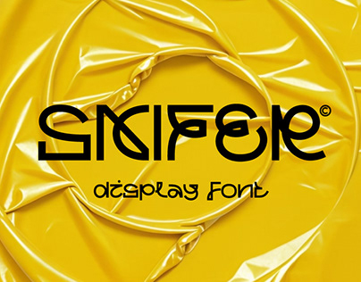 SKIFER Display Font