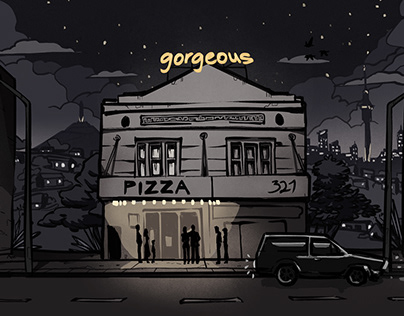 Gorgeous Pizza / Noir Style Auckland Pizzeria