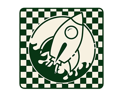 rocket ship logo