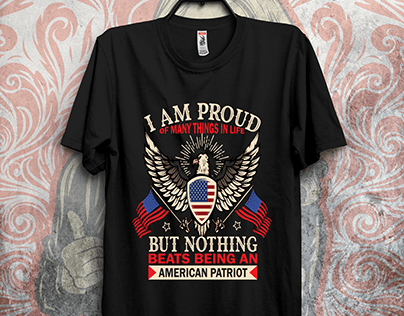 American patriot t-shirt design.
