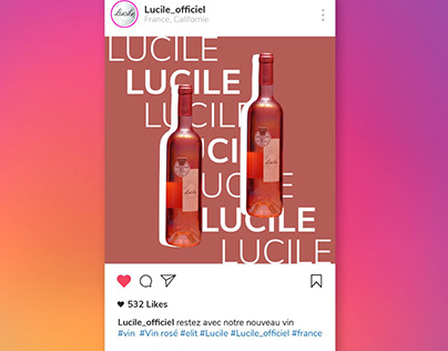 Projeto Fotográfico para Web vinho Lucile