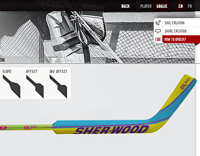 Hockey stick customizer