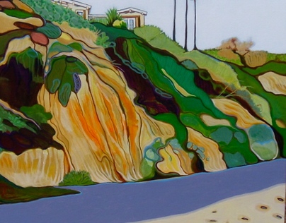 "Montage cliff at Laguna Beach"