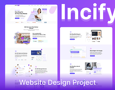 Incify - Marketing Agency Website Design