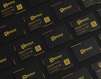 Investment Business Card Design for Belville Investment