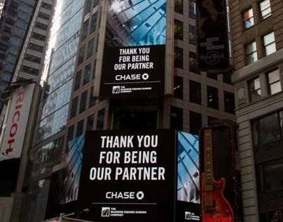 Madison Square Garden Times Square Screens