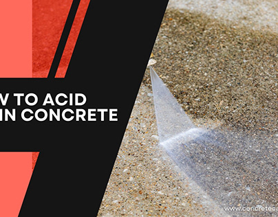 How to acid stain concrete