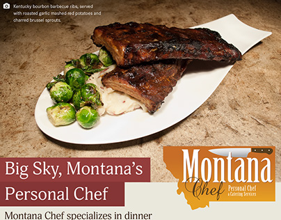 Print Marketing - Montana Chef