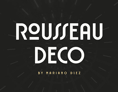 Rousseau Deco | Free font