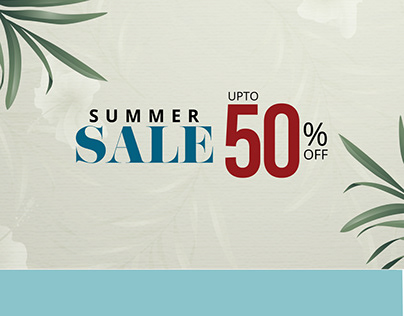Summer Sale 50 % off