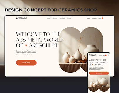 Design Concept for Ceramics Shop