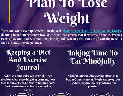 Healthy Diet Plan To Lose Weight