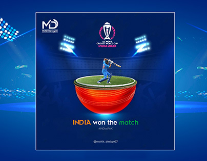 India Vs Pakistan Match social media post design