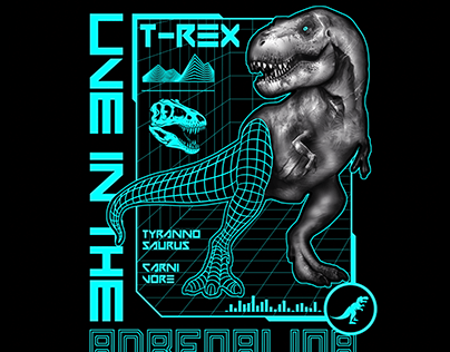 Wireframe Dinosaur - ReiRex