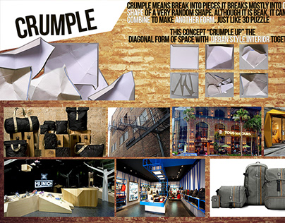 Propose new design for Crumpler retail store