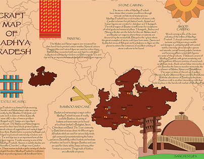 Craft Map Of Madhya Pradesh