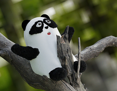 Panda 3D Design scenes design Chinese Kung Fu Panda