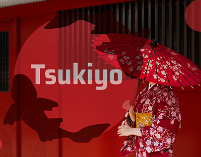 Tsukiyo - logo and identity of the clothing brand