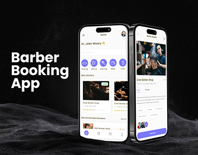Barber booking app -