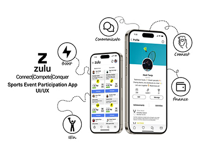 UI UX Design | Sports event participation app
