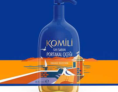 Design and presentation of KOMILI liquid soap