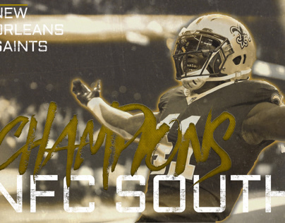 New Orleans Saints NFC South Champion Graphic