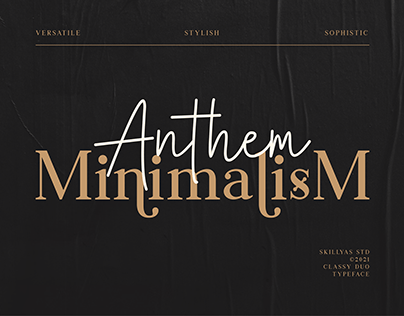 Anthem Minimalism Font - Free Download