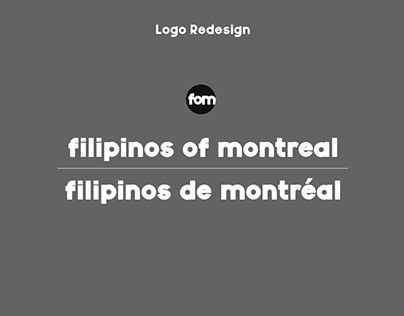 Filipinos of Montreal Logo Redesign