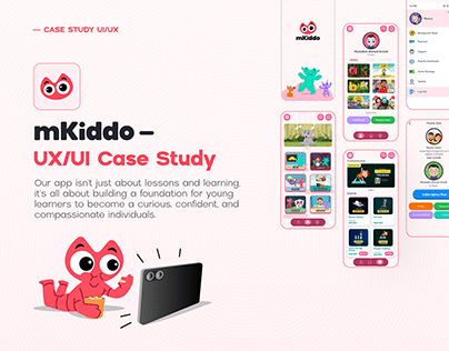 mKiddo App | UI/UX Case Study