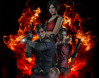 RE2 Remake poster