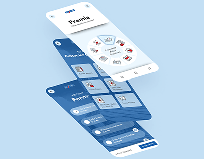 App UI for YES Bank Premia Employee Training Module