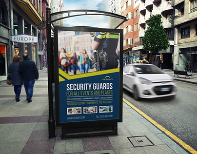 Security Guards Poster Template