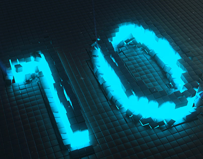 Neon Countdown After Effects Template